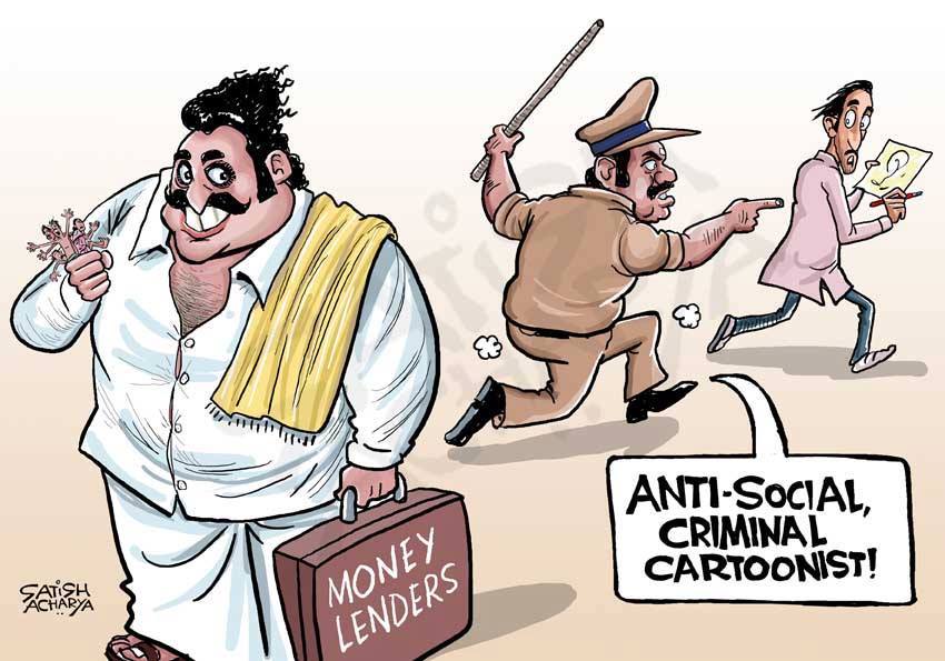 Anti-social, criminal cartoonist! | CartoonistSatish.Com